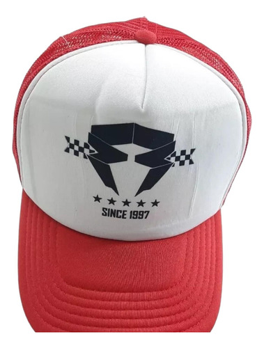 Gorra Rpm Cross Roja Logo-bmmotopartes