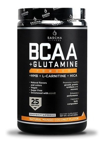 Sascha Fitness Bcaa + Glutamina + Hmb + L-carnitine + Hica