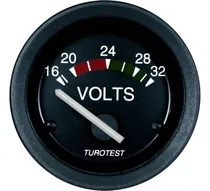 Comprar Marcador Bateria Voltímetro 24v Analógico 16 Volts\u002F32 Volts