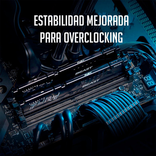 Memoria Ram Ddr5 Gaming Kingston Fury Beast 5600mhz 16 Gb