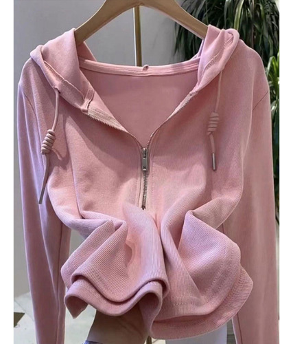 Playera Con Capucha De Fibra De Poliéster Para Otoño/inviern