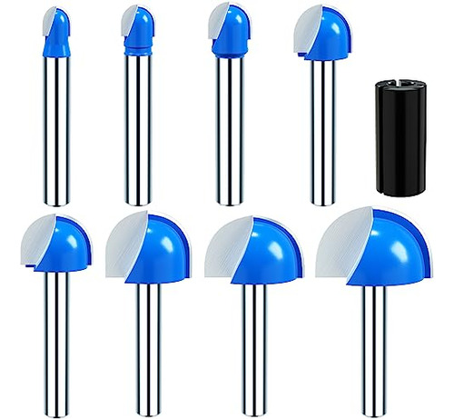 Juego De Fresas De Carburo De Tungsteno Para Router 1/4puLG