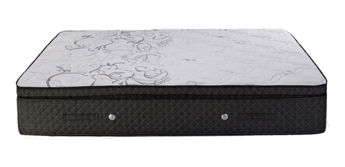 Imagen 3 de 8 de Suavestar Resorte Perseus - Blanco/Gris - 2 1/2 plazas - 190 cm - 140 cm - 31 cm (Incluye: Con pillow)