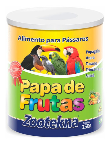 Papa De Frutas Zootekna Para Pássaros - 250g