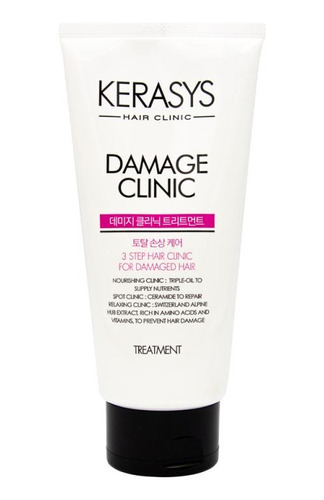 Kerasys Damage Clinic Rosado  Mascarilla Cabellos Dañados