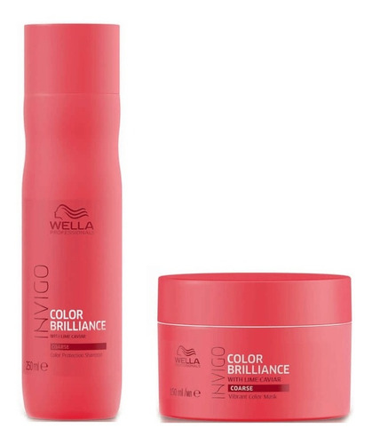 Pack Wella Color Brilliance Invigo Shampoo 250ml Y Máscara 