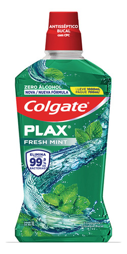 Enjuague Bucal Colgate Plax Fresh Mint X 1000ml