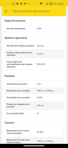 Celu Huawei P30 Pro Como Nuevo Vendo O Permuto X Notbook +$