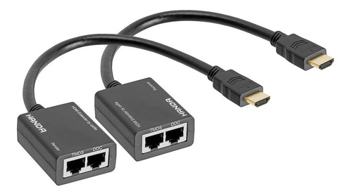 Alargue Hdmi Utp Rj45 Extension 30mt Filtro Tmds Profesional