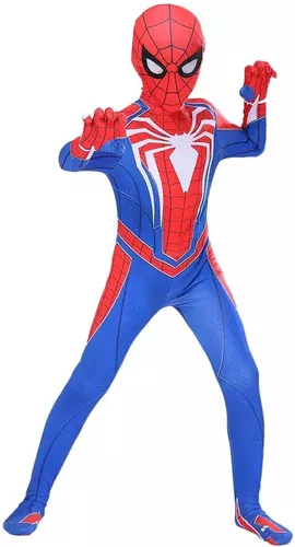 Macacão cosplay infantil homem-aranha Marvel 2018 PS4 jogo fantasia cosplay  - Costumeslive.com