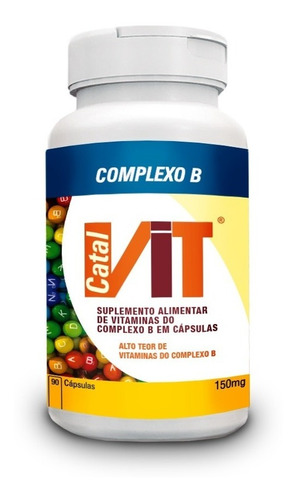 Catalvit Complexo B Catalmedic 90 Cápsulas De 150mg