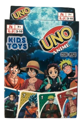 Juego De Cartas Uno Manga Anime