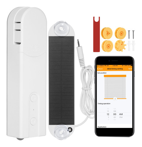 Motor De Cortina Smart Motor Control Solar Zigbee Para Rodil