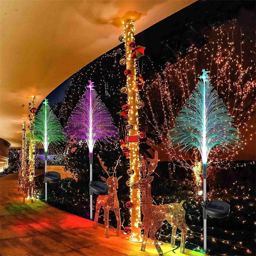 Decoración Navideña, Árboles Solares, Luces Solares Pequeñas