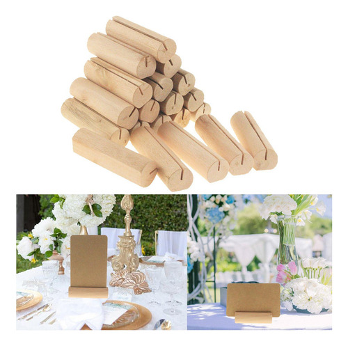 Madera 10 Cm Números De Mesa 1-10 Base Set Boda Fiesta De
