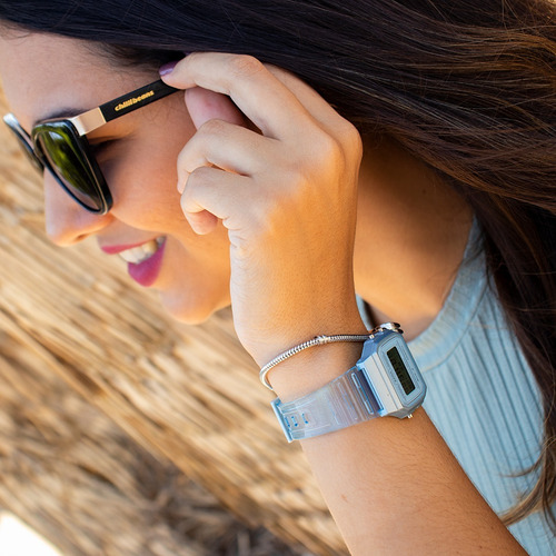 Imagem 5 de 10 de Relógio Casio Feminino Vintage F-91 Transparente Cores