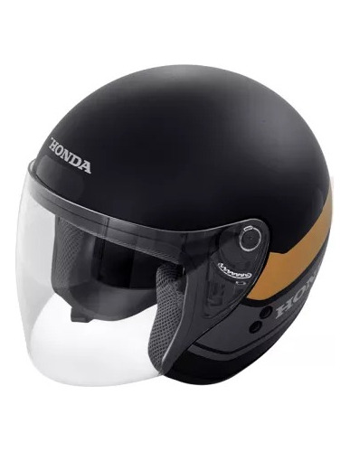 Capacete Honda Dlx Hjs Preto/dourado Original