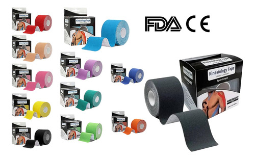 Cinta Kinesiotape Venda Deportiva Rollo Fitness