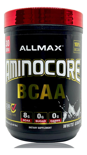 Bcaa Aminocore 30 Servicios Uva Blanca Allmax