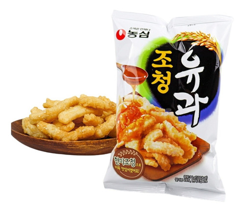 Snacks Coreano A Base De Arroz Integral Con Miel Y Sésamo