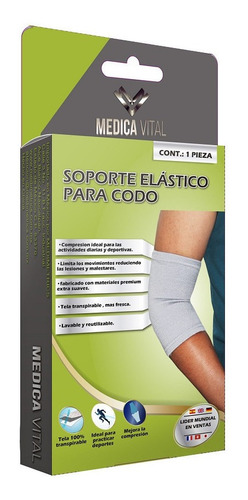 Soporte Elástico Codo Transpirable 320113 Medica Vital