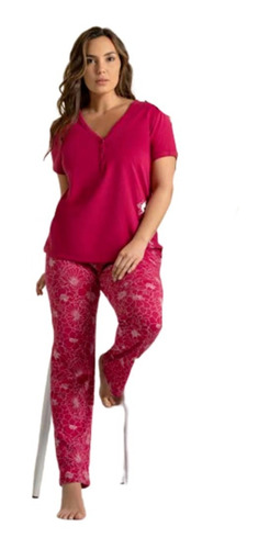 Pijama  Manga Corta Pantalon Dalia Woman Promesse W1008f20