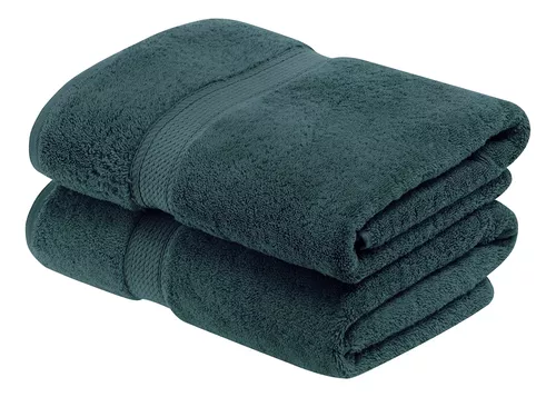 SUPERIOR Juego de 2 toallas de baño de algodón egipcio, 34 x 68 pulgadas,  800 GSM, 2 piezas, color morado