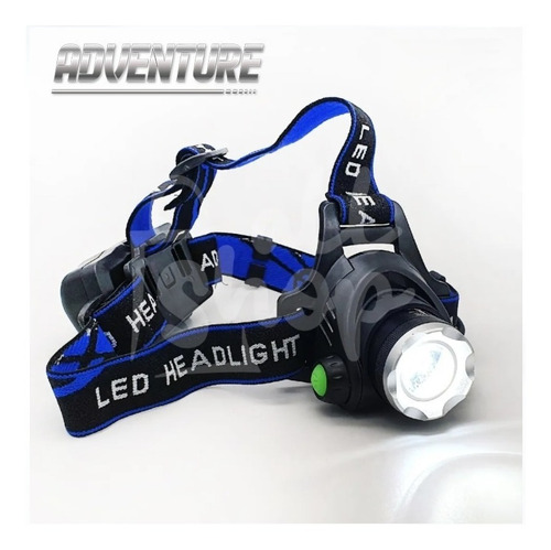 Imagen 1 de 7 de Linterna Minero Led Cabeza Vincha 5w Led Cob Recargable