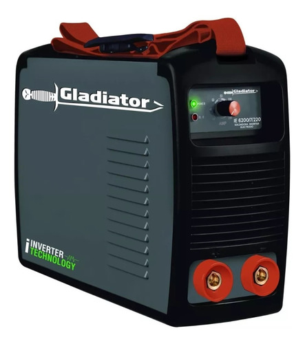 Soldadora Inverter 200 Amp Electrodo Gladiator Ie6200 Color Negro Frecuencia 50 Hz x 60 Hz