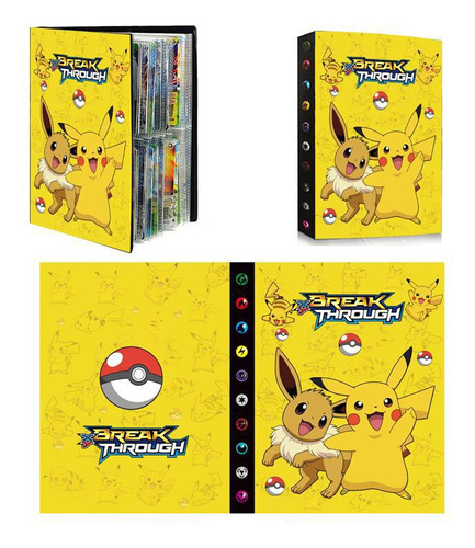 Album De Cartas Pokemon Pikachu Eevee