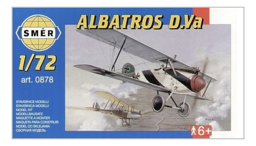 1/72 Albatroz D.va Plastimodelismo Smer #0878 Guerra Mundial