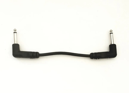 Cable Corto 15cm Angular Inter Pedal Plug Plug Guitarra Bajo