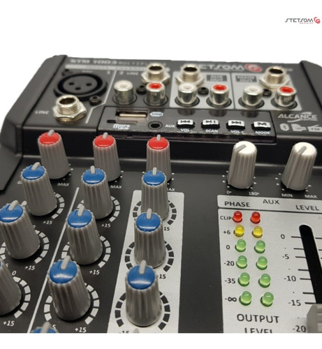Imagem 4 de 7 de Mesa De Som Automotivo 12v Stm1003 Multiplayer 3 Canais