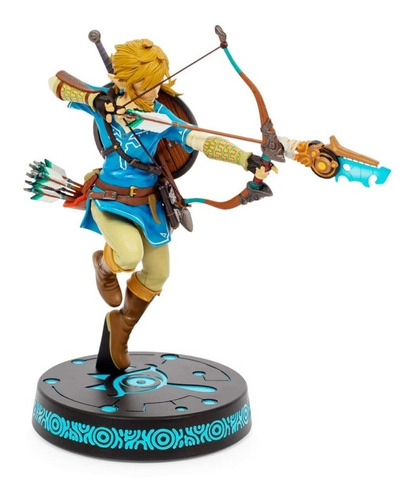 Tloz: Breath Of The Wild Link Pvc Statue Light-up (f4f) 