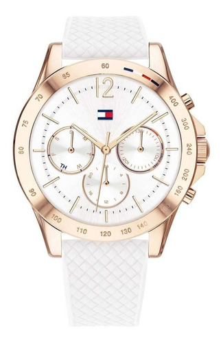 Reloj Tommy Hilfiger 1782199 Mujer Silicona Blanco