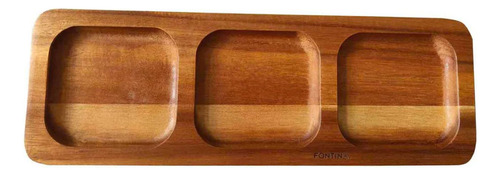 Bandeja De Madera Para Aperitivos 30cm Fontina®