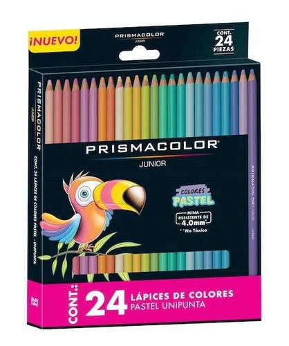 Lápices Color Pastel Prismacolor Junior 24 Colores