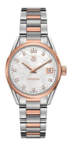 Tag Heuer Reloj Carrera Oro Rosa Y Diamantes War1352.bd0779