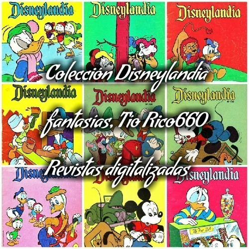 Colección Revista Disneylandia- Muchos Ejemplares Zig Zag