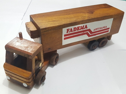 Artesania En Madera Gandola Trailer Cava Refrigerada