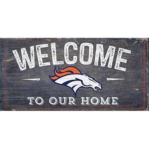 Bienvenido Broncos De Denver Acabado Desgastado De 6 X ...