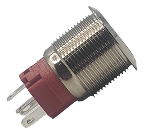 Boton Metalico Push Button Switch Iluminado 19mm 12v 5a Ip65