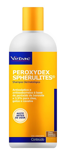 Shampoo Peroxydex Spherulites P/ Cães E Gatos 125ml - Virbac