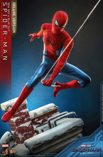 Hot Toys Spider-man New Red & Blue Suit Deluxe Far From Home
