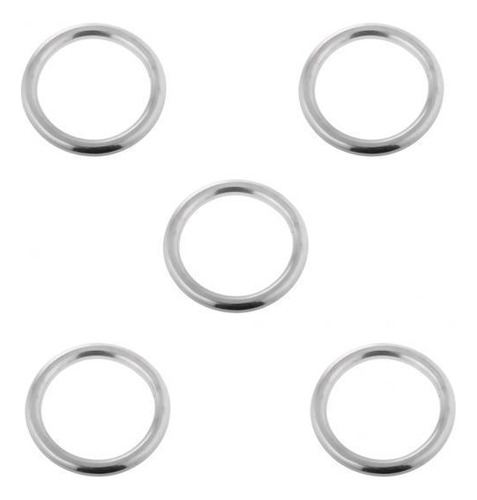 5x 5 Unids / Set Pulido 304 Acero Inoxidable O S Conector De