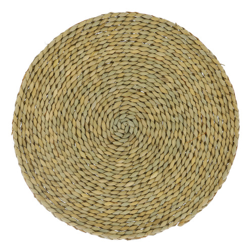 Puf Redondo De Paja Con Forma De Tatami, Con Forma De Cojín,