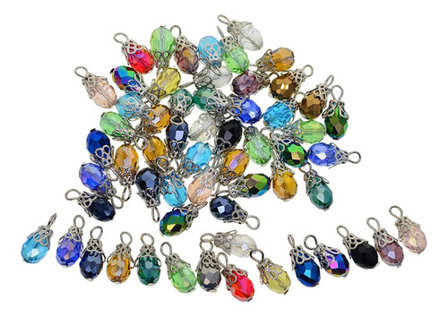 50 Pcs Accesorios De Bricolaje Para Collares Cristal De