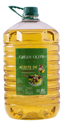 Aceite De Girasol Green Olive Blend X 8 Lts.