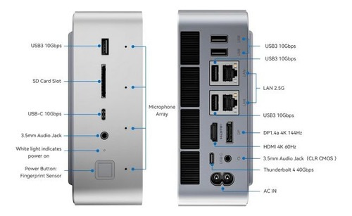 Mini Pc Beelink Gti12 Intel Core I9 12900hk 32gb 1tb Ssd