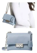 Comprar Michael Kors Cece Crossbody Celeste Para Mujer En Cuero